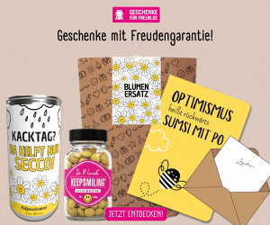 Werbung von GESCHENKE FÜR FREUNDE