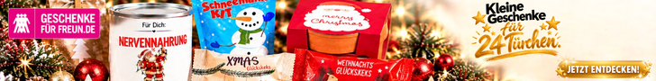 Werbung von GESCHENKE FÜR FREUNDE